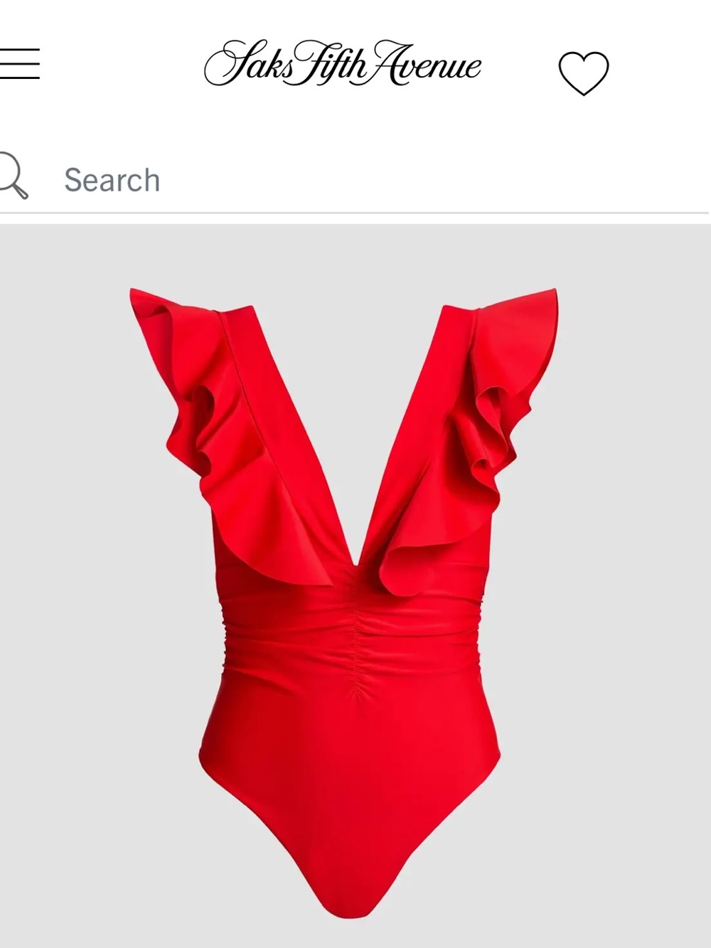 Ramy Brook 🐦🔥 Flame Red One-Piece Swimsuit